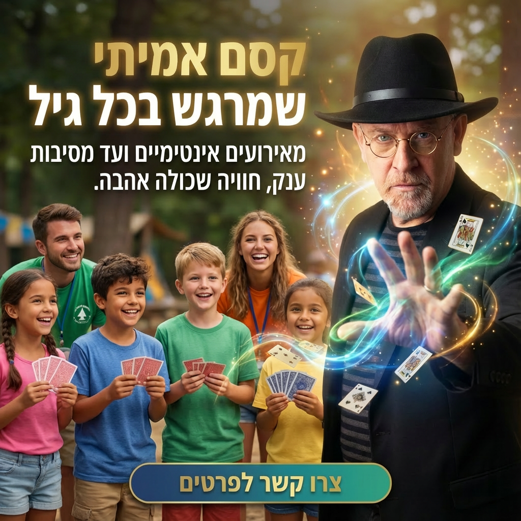 סדנת קסמים משפחתית עם קליוסטרו