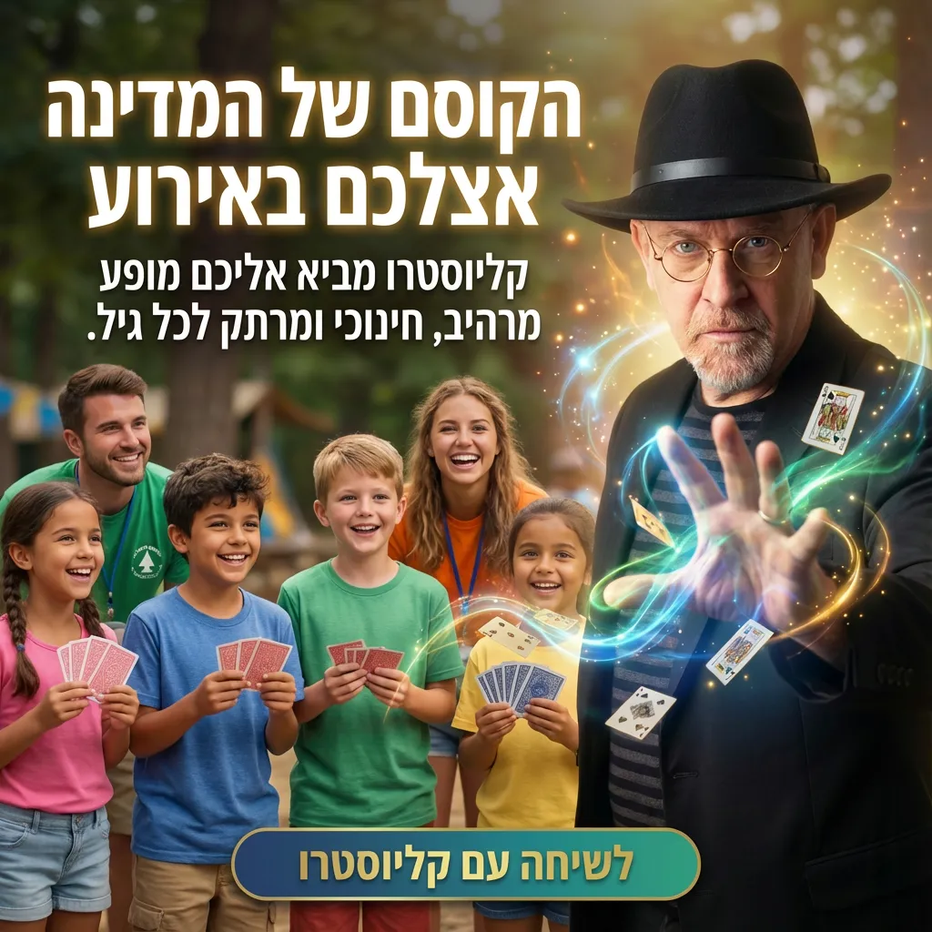 מופע קסמים מרהיב לפורים